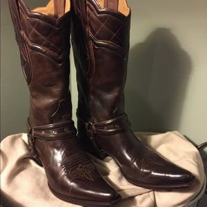 Sexy Charlie 1 Horse studded leather western boot